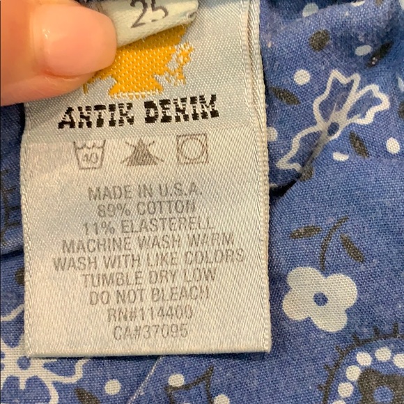 Anton denim jean shorts - size 25 - Picture 8 of 8